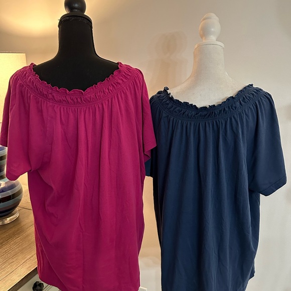 Basic Editions 2 Casual Tops - Size 2X - Picture 8 of 14